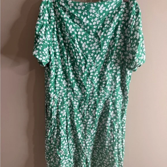Abercrombie and Fitch Green Floral Women's romper large - Picture 12 of 15